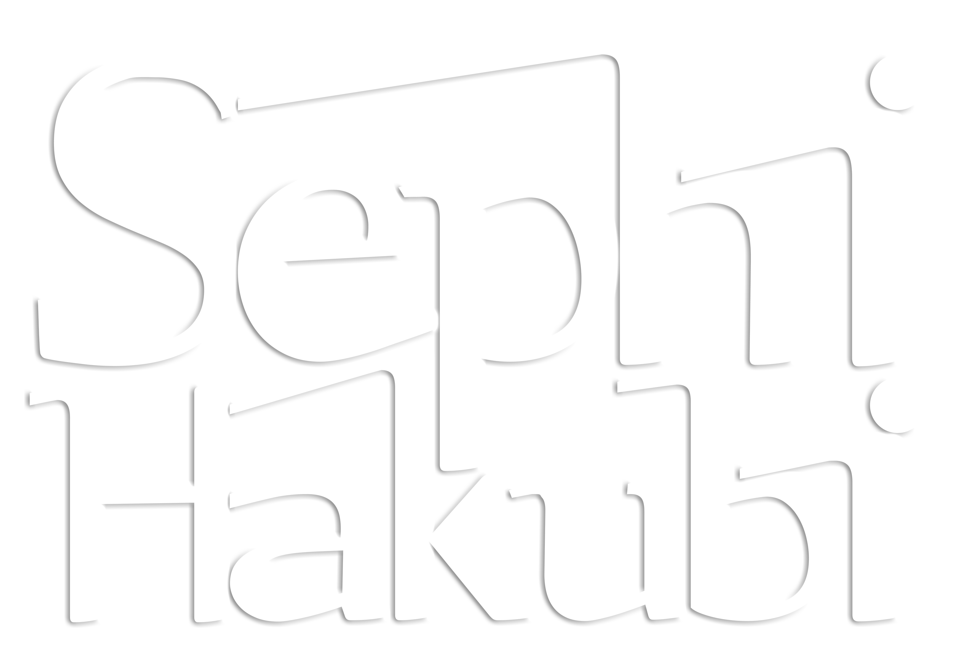 Sephi Hakubi logo white TM